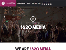 Tablet Screenshot of 1620media.com